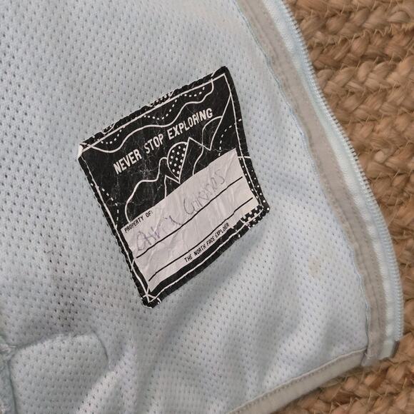 The North Face Jacket Girl's Size 10-12 Light Blue Fleece Full Zip - Picture 5 of 7